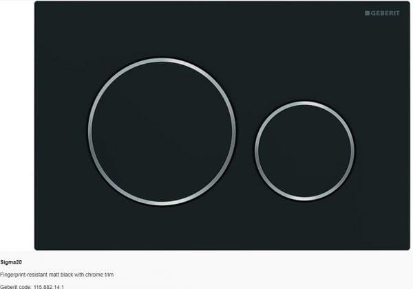 Geberit Sigma 8 Wall-hung Cistern Wall-hung Pan Access Plate Package - Zion