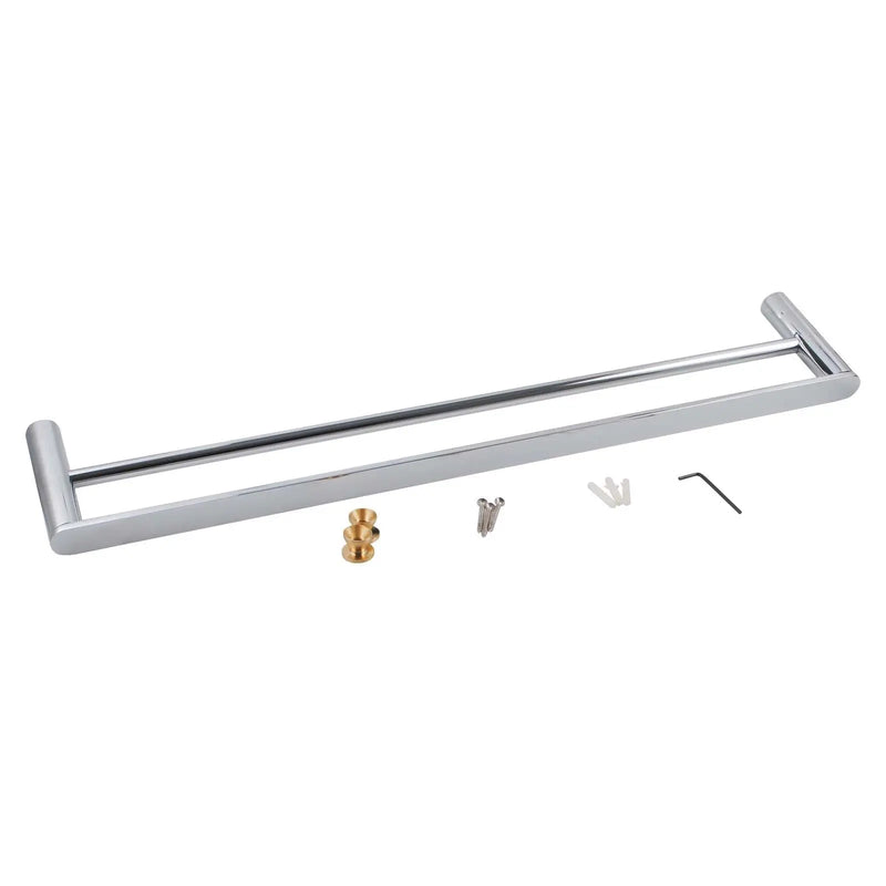 RUSHY double towel Rail 600mm Chrome and Colours FIL Kitchen Bathroom