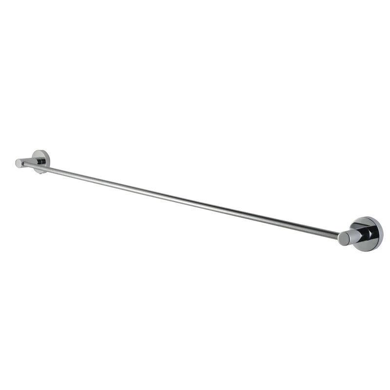 LUCID PIN Round Single Towel Rack Rail 800mm Chrome and Colours FIL Kitchen Bathroom