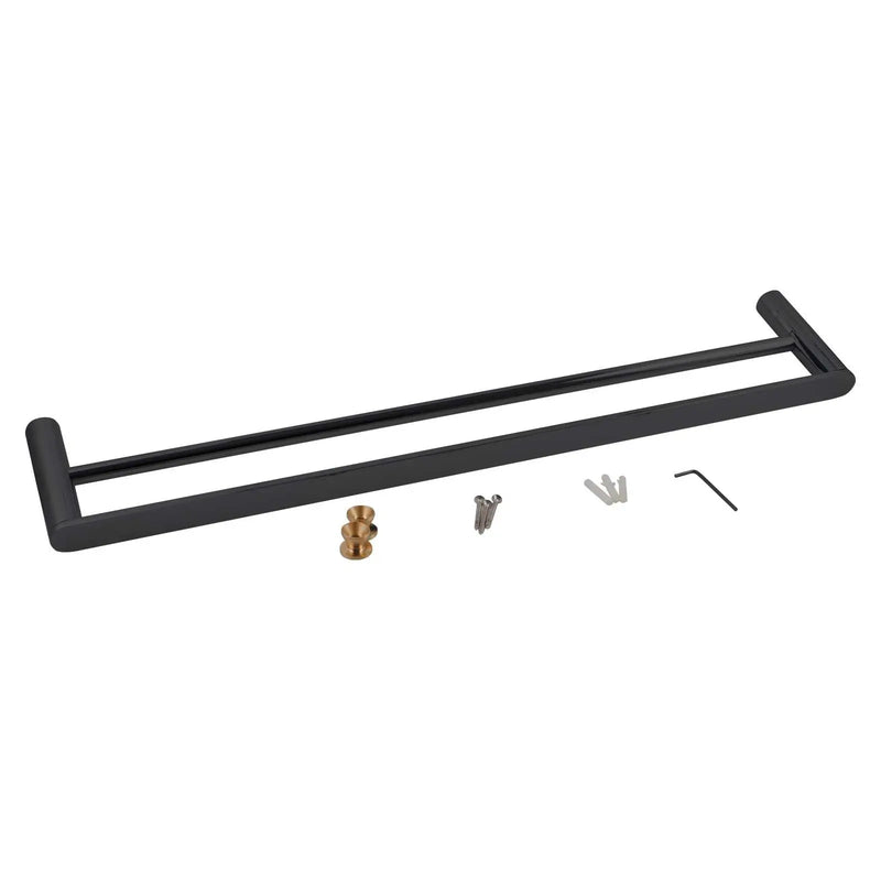 RUSHY Double Towel Rail 800mm Chrome and Colours FIL Kitchen Bathroom