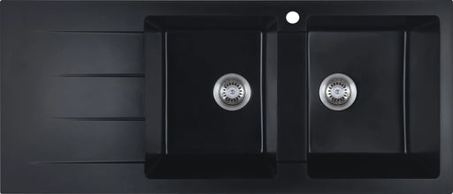 Cora Granite Sink Double Bowl with Drainer acl