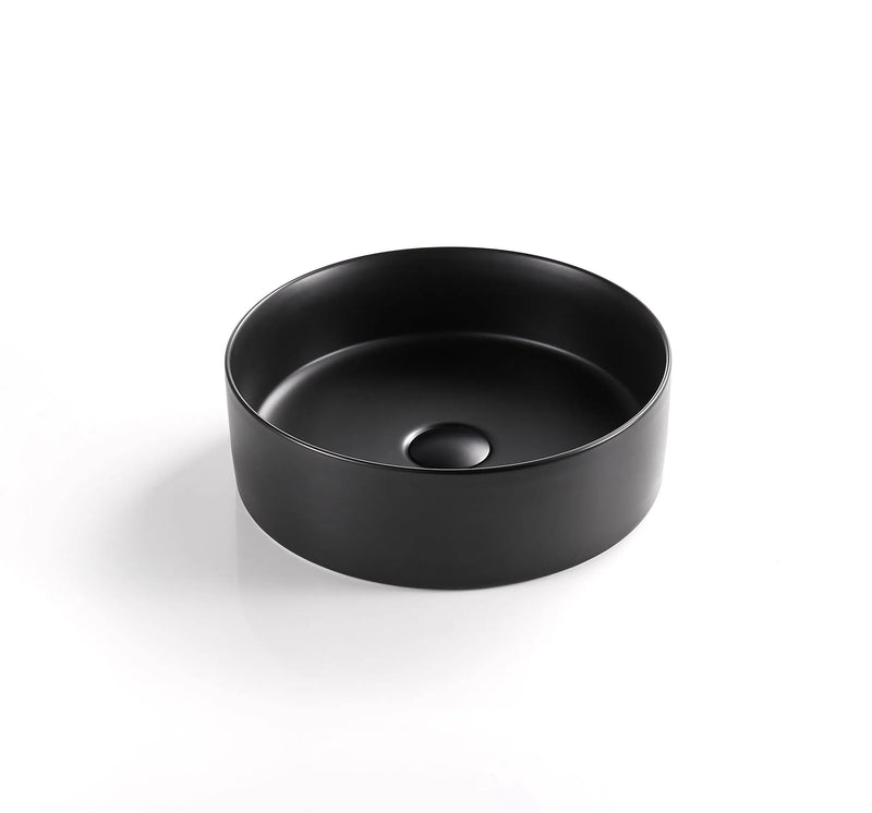 Above Counter Ceramic Round Basin 352*352*112mm - FIL Kitchen Bathroom