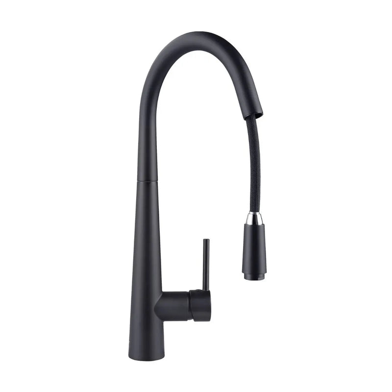 Round Pull Out Kitchen Sink Mixer Tap Chrome and Colours FIL Kitchen Bathroom