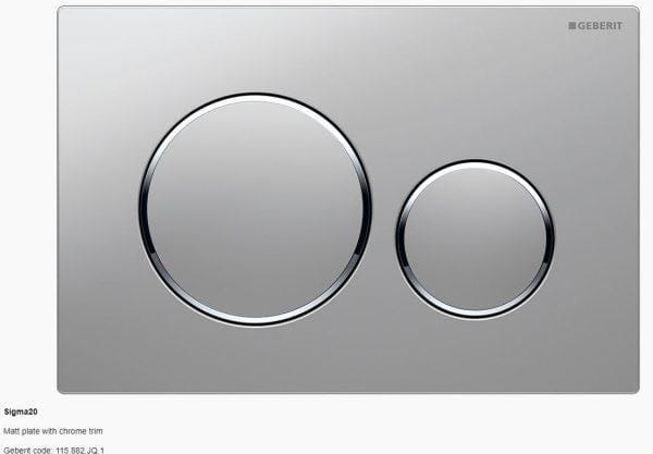 Geberit Sigma 8 Concealed Cistern Floor Pan Access Plate Package - Zion