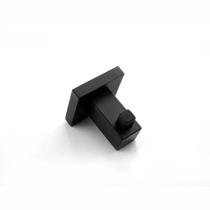 BLAZE Robe Hook Chrome/Black FIL Kitchen Bathroom