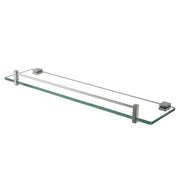 BLAZE Chrome/Black Glass Shelf Holder 500mm FIL Kitchen Bathroom