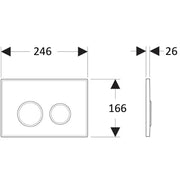 Cora Cistern Standard Button ACL