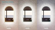 RIVA S1 FRAMELESS FRONTLIT RECTANGLE LED MIRROR 3 COLOUR LIGHTS 1500X900MM - FIL Kitchen Bathroom