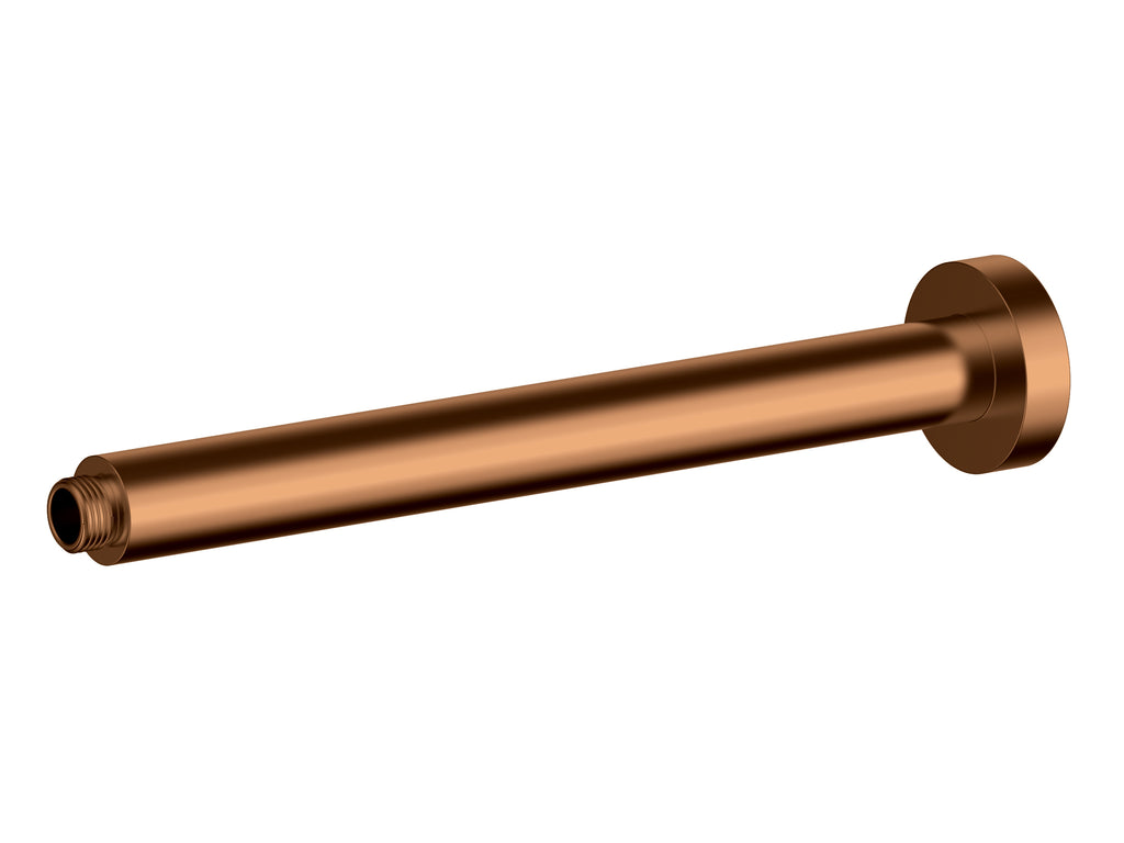 Round Ceiling Shower Arm 300mm Chrome/Brushed Copper