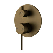 Otus Wall Diverter Mixer Trim Kit - Antique Brass