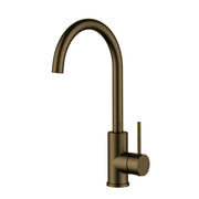 Otus Gooseneck Kitchen Sink Mixer - Antique Brass