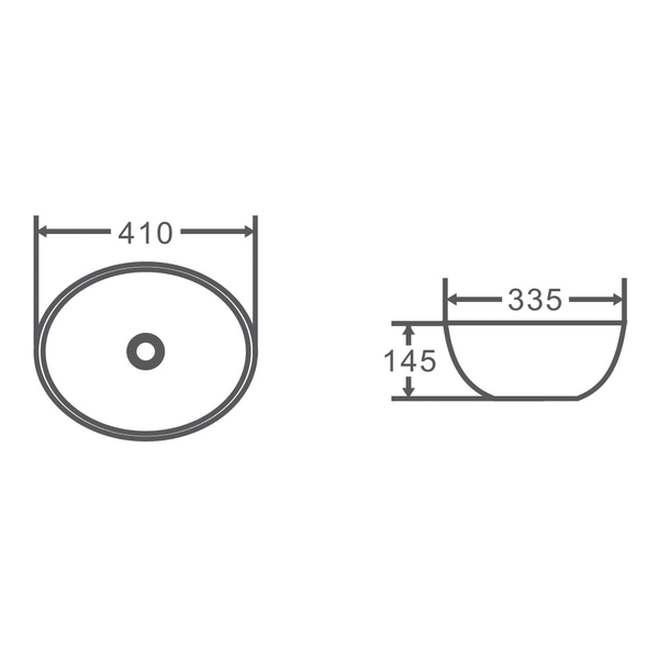 Boat 41 Oval Above Counter Basin