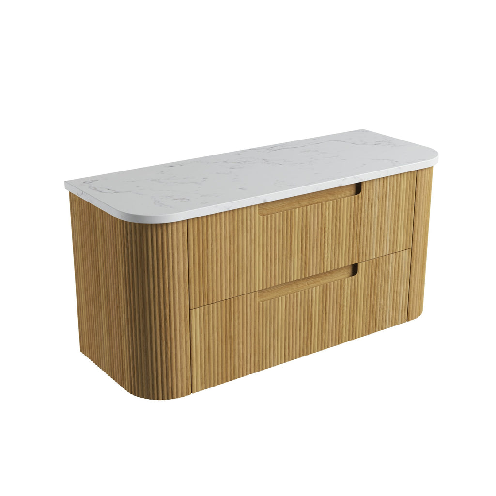 Varcelli Tier Harvest Oak Wall Hung Vanity 750mm/900mm/1200mm