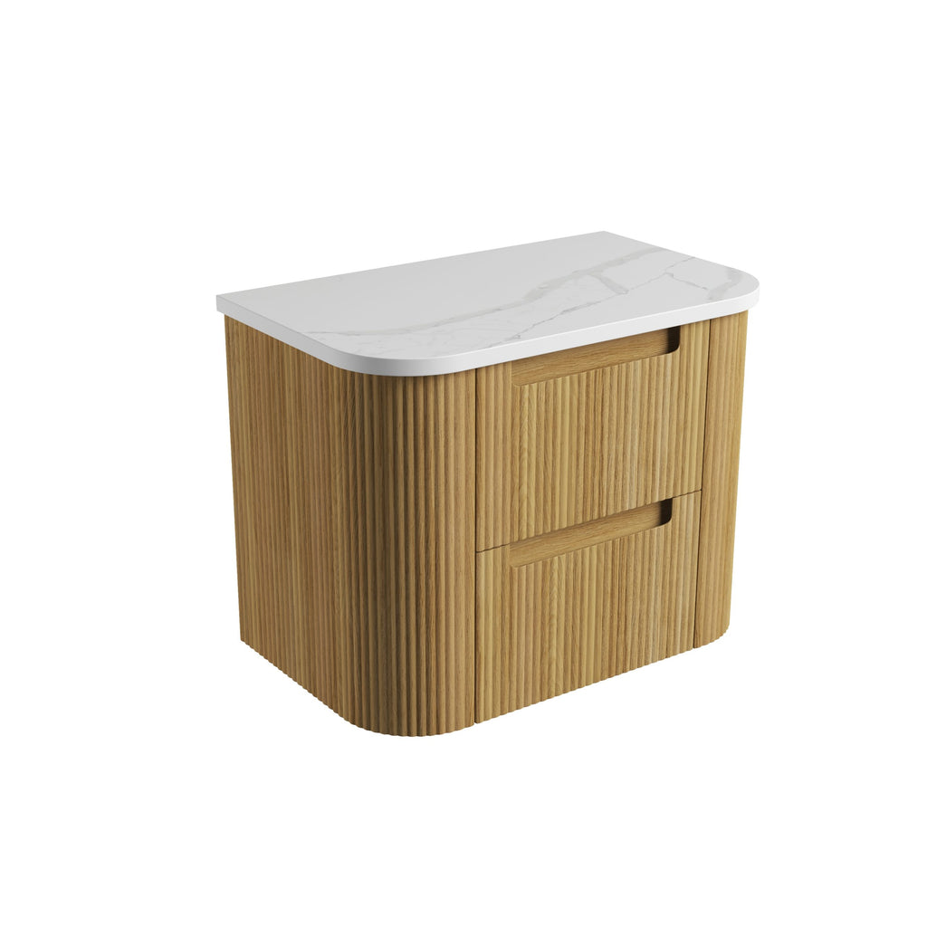 Varcelli Tier Harvest Oak Wall Hung Vanity 750mm/900mm/1200mm