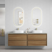Venetta Framed Wall Hung 1800mm Harvest Oak Cabinet - FIL Kitchen Bathroom