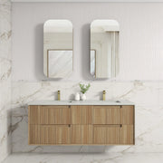 Voulari Vramed Wall Hung 1500mm Harvest Oak Cabinet - FIL Kitchen Bathroom