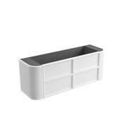 Ramee Fluted Wall Hung 1500mm Matte White Cabinet - FIL Kitchen Bathroom