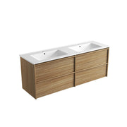 Venetta Framed Wall Hung 1500mm Harvest Oak Cabinet - FIL Kitchen Bathroom