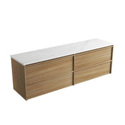 Venetta Framed Wall Hung 1800mm Harvest Oak Cabinet - FIL Kitchen Bathroom