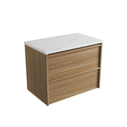 Venetta Framed Wall Hung 750mm Harvest Oak Cabinet - FIL Kitchen Bathroom