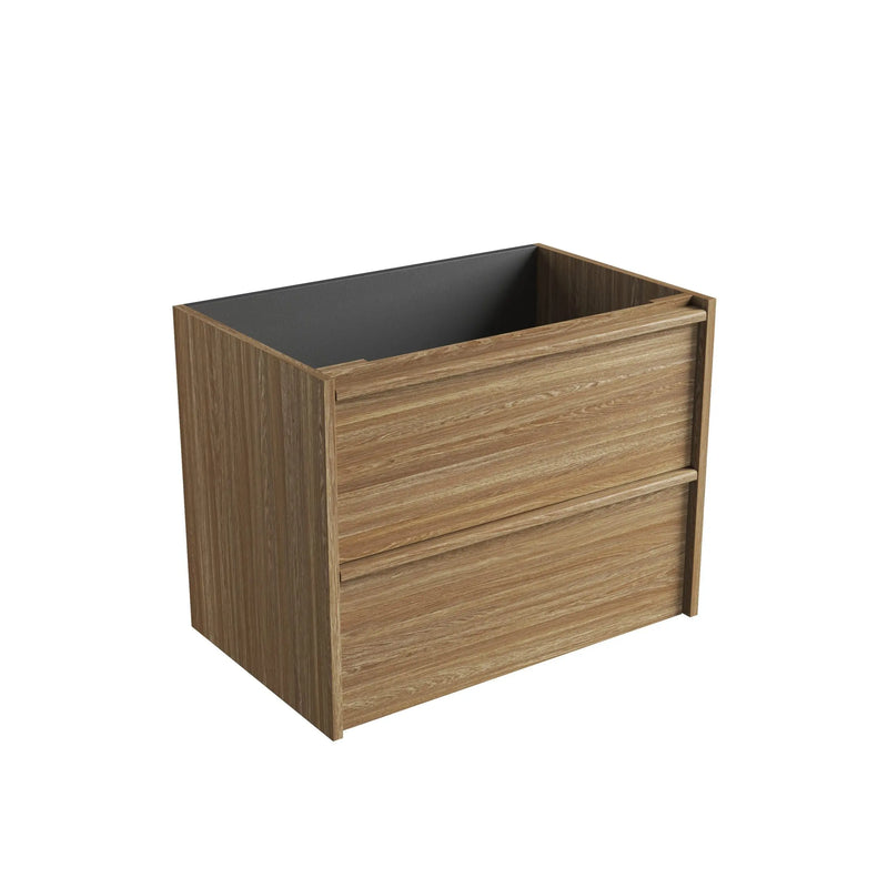 Venetta Framed Wall Hung 750mm Harvest Oak Cabinet - FIL Kitchen Bathroom