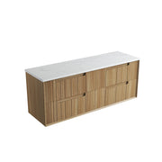 Voulari Vramed Wall Hung 1500mm Harvest Oak Cabinet - FIL Kitchen Bathroom