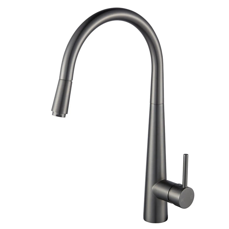 Round Pull Out Kitchen Sink Mixer Tap Chrome and Colours FIL Kitchen Bathroom