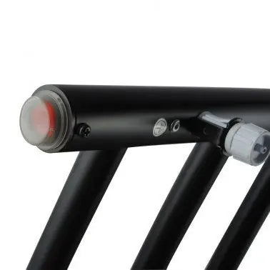 Round Matte Black Electric Heated Towel Rack 9 Bars FIL Kitchen Bathroom
