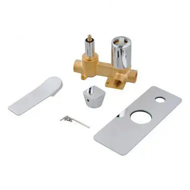 RUSHY Series Square Wall Mixer With Diverter(color up)Chrome and Colours FIL Kitchen Bathroom
