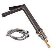 Brass Brushed Gun Metal Grey Tall Kitchen Mixer Tap Sink Mixer FIL Kitchen Bathroom