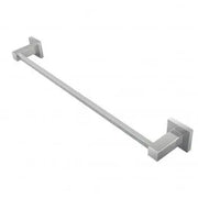 BLAZE Chrome/Black Single Towel Rail 800mm FIL Kitchen Bathroom