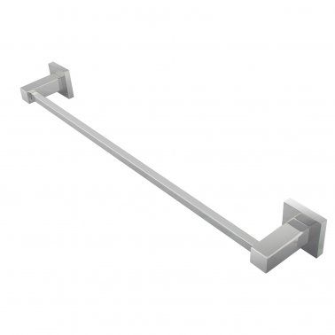 BLAZE Chrome/Black Single Towel Rail 800mm