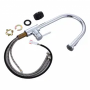 Round Chrome Pull Out Spray Kitchen Sink Mixer Tap FIL Kitchen Bathroom