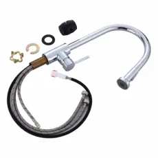 Round Chrome Pull Out Spray Kitchen Sink Mixer Tap FIL Kitchen Bathroom
