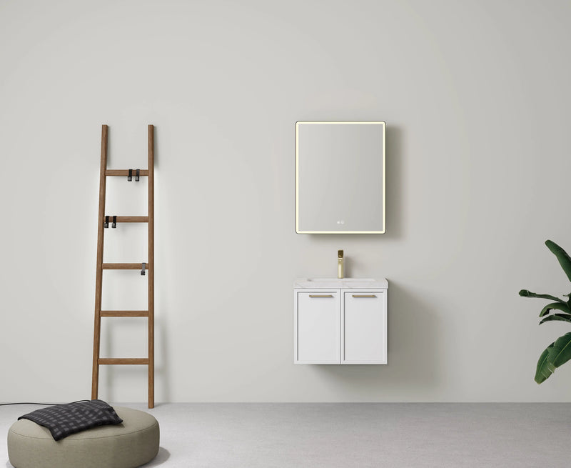 Lukka Kingsley Federation Wall Hung PVC Matte White Lukka