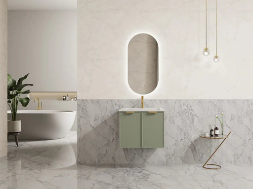 Wall Hung PVC Cabinet (Olive Green)600mm/750mm/900mm/1200mm/1500mm POSEIDON