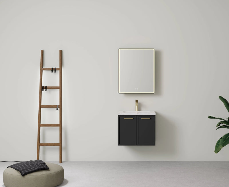 Lukka Kingsley Federation Wall Hung PVC Matte Black Lukka