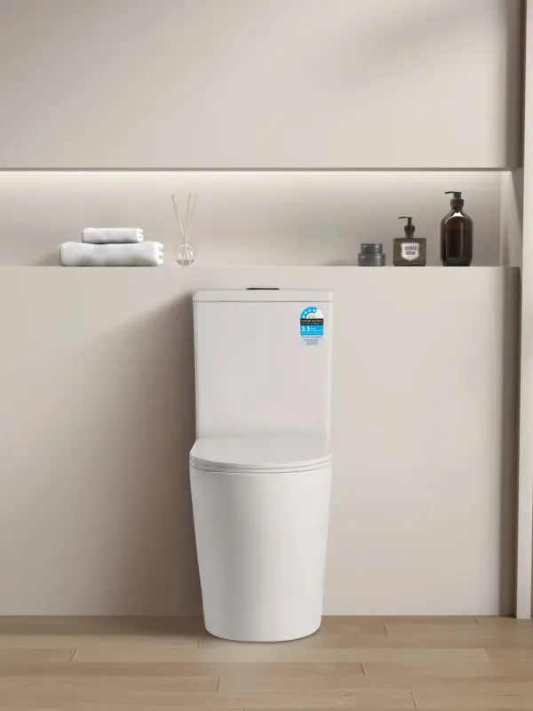 Avis KDK600 Rimless Compact Toilet Suite - FIL Kitchen Bathroom