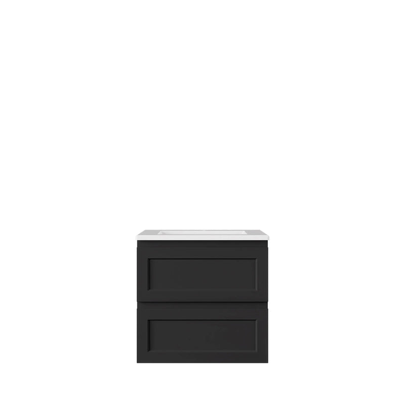 Hamilton Federation Wall Hung Cabinet Matte Black LK-FH600W-MB
