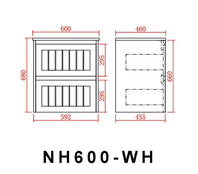 Poseidon New Hampton Wall Hung Vanity (600mm/750mm/900mm/1200mm/1500) - FIL Kitchen Bathroom