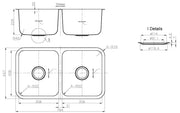 Otus Double Bowl Sink ACL