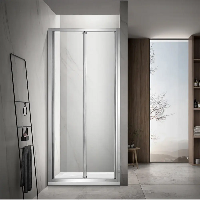 Covey Semi-Frameless Bi-Fold Swing Door Shower Screen 6mm