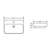 COSY Insert basin FIL Kitchen Bathroom