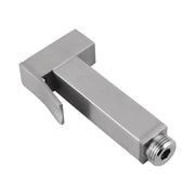 Square Toilet Bidet Spray Kit with 1.2m Stainless steel Hose Chrome and Colours FIL Kitchen Bathroom