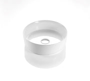 Above Counter Ceramic Round Basin 352*352*112mm - FIL Kitchen Bathroom