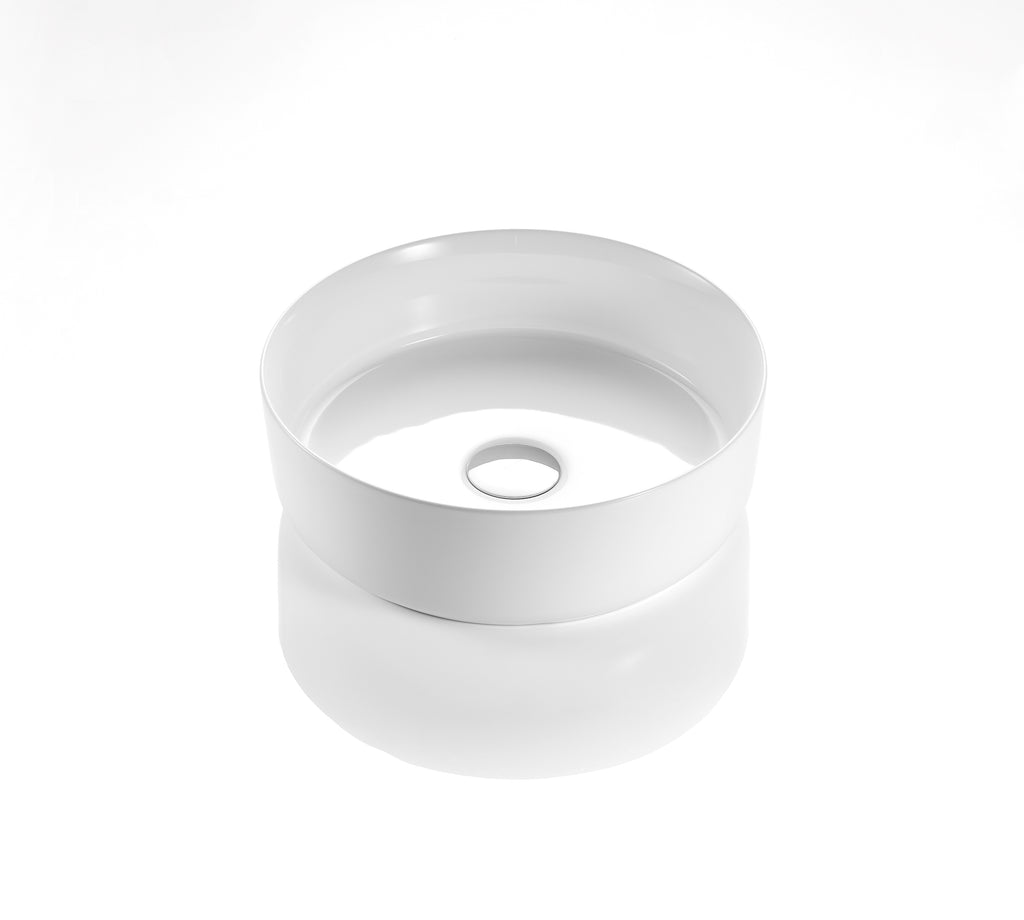 Above Counter Ceramic Round Basin 352*352*112mm