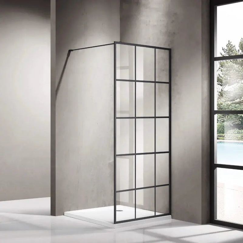 Covey Walk-In Panel 15 Printed Grills 6mm