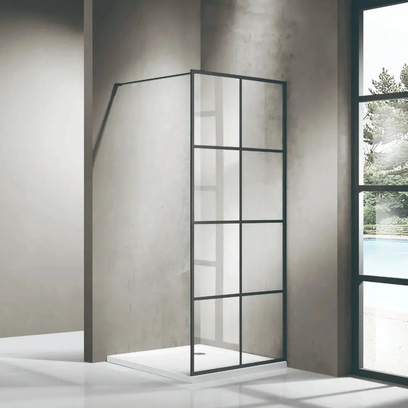 Covey Walk-In Panel 8 Printed Grills 6mm