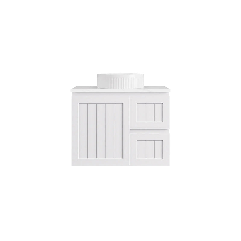 Archill Federation Wall Hung Matte White PVC Cabinet LK-FA74RW-MW