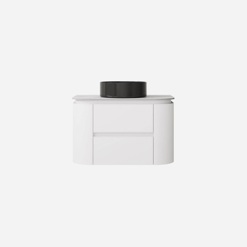 Devito Modern Wall Hung Vanity PVC Cabinet Matte White 750mm/900mm/1200mm/1500mm - FIL Kitchen Bathroom